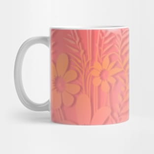 Pink Wild Flowers Mug